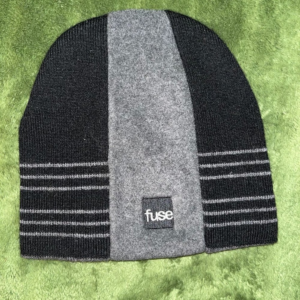 Black and Grey Beanie